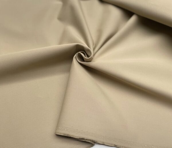 Beige color heavy drill cotton fabric Jason D Cimaj Fabrics Milan
