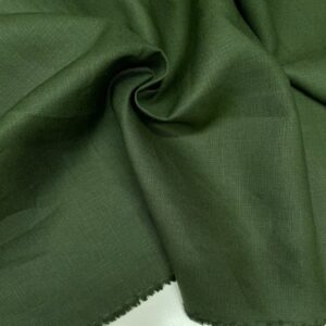 Irish Linen fabric dk green color h. 150 Spence Bryson Jason D Cimaj Fabrics Milan