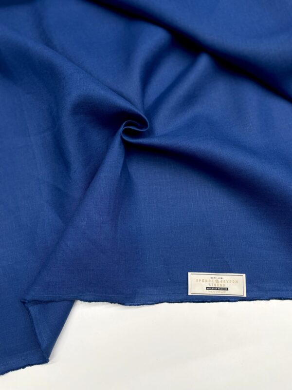 Irish Linen fabric light blue color h. 150 Spence Bryson Jason D Cimaj Fabrics Milan