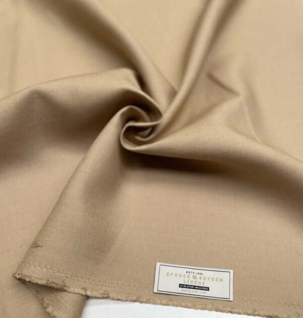 Vintage irish linen fabric light camel color h. 0,75 Spence Bryson Jason D Cimaj Fabrics Milan
