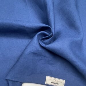 Vintage irish linen fabric mid blue color h. 0,75 Spence Bryson Jason D Cimaj Fabrics Milan