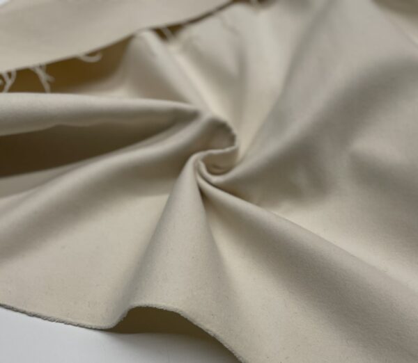 Cream color heavy cotton moleskine fabric Brisbane Moss Jason D Cimaj Fabrics Milan