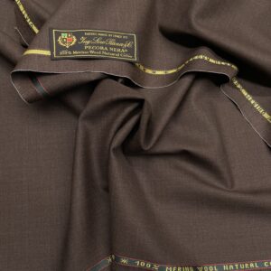 Brown color wool fabric Loro Piana Jason D Cimaj Fabrics Milan