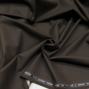 Brown color super 140's wool fabric Holland & Sherry Jason D Cimaj Fabrics Milan