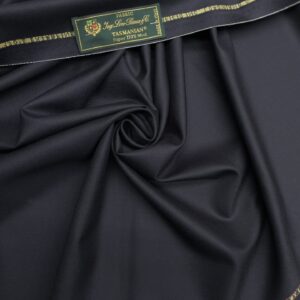 dark blue color wool super 170's fabric - Loro Piana - Jason D Cimaj Fabrics Milan