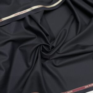 Dark blue color super 200's wool fabric Standeven Jason D Cimaj Fabrics Milan