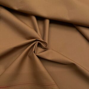Tobacco color cotton gabardine fabric Holland & Sherry Jason D Cimaj Fabrics Milan