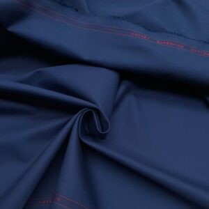 Blue color cotton gabardine Holland & Sherry Jason D Cimaj Fabrics Milan