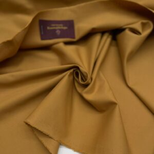 Yellow color cotton gabardine fabric Ermenegildo Zegna Jason D Cimaj Fabrics Milan