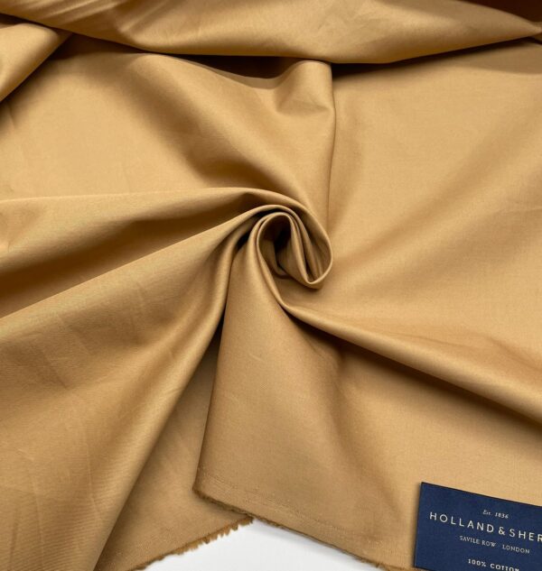 Ocra color cotton gabardine fabrics Holland Sherry Jason D Cimaj Fabrics Milan