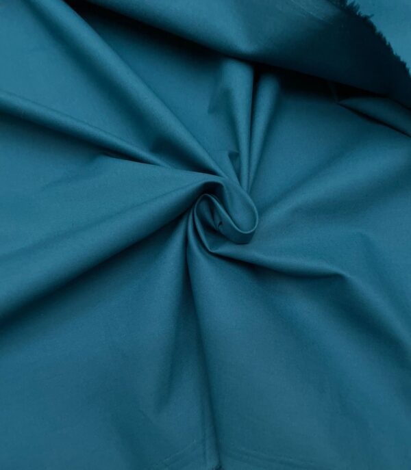 Tessuto gabardine di cotone colore ottanio Zegna Jason D Cimaj Fabrics Milano