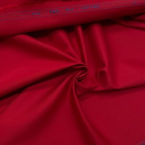 Red color cotton gabardine fabric Gucci Jason D Cimaj Fabrics Milan