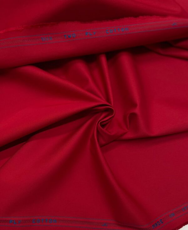 Red color cotton gabardine fabric Gucci Jason D Cimaj Fabrics Milan