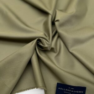 green color cotton gabardine Holland & Sherry Jason D Cimaj Fabrics Milan