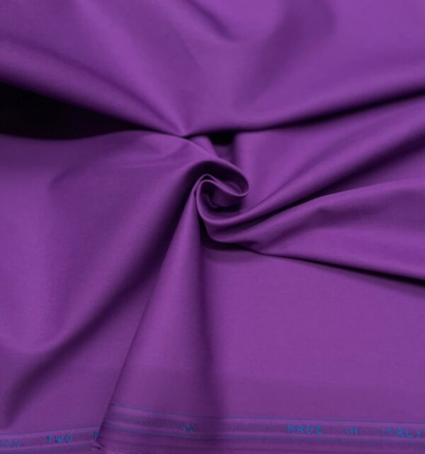 purple color cotton gabardine fabric Gucci Jason D Cimaj Fabrics Milan