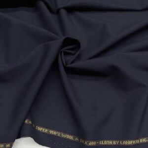 blue color wool fresco fabric Loro Piana Jason D Cimaj Fabrics Milan