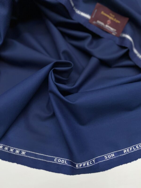 light blue color Cool Effect wool fresco Ermenegildo Zegna Jason D Cimaj Fabrics Milan