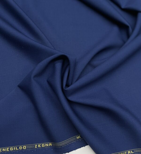 Light blue color tropical wool fresco Ermenegildo Zegna Jason D Cimaj Fabrics Milan